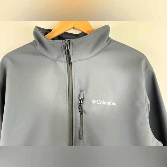 Columbia Ascender Softshell Jacket for Men, Full Zip Gray, Size XL - Picture 2 of 11